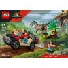 Bauset LEGO Jurassic World 76972 Raptor Off-Road Escape, 285 Teile, 2 Minifiguren, Alter 6+
