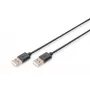 Assmann USB-Verbindungskabel, Typ A M/M, 3,0 m, USB 2.0 kompatibel, UL, schwarz (AK-300100-030-S)