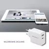 Qoltec 51718 Ladegerät | 45W | 5-20V | 2,4-3A | USB Typ C PD | USB | Weiß