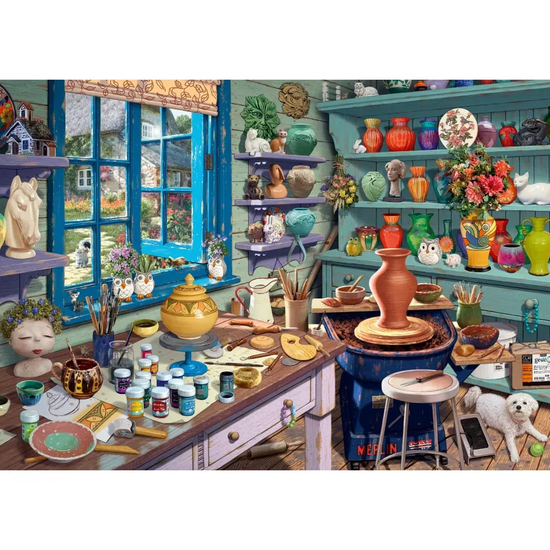 Steve Read: Secret Puzzles - Künstleratelier (1000 Teile)