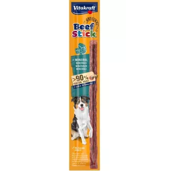 Hundekau-Snack Vitakraft Beef Stick Original plus Mineral 12 g — Rindfleischgeschmack, 30 % Protein, zucker- und glutenfrei