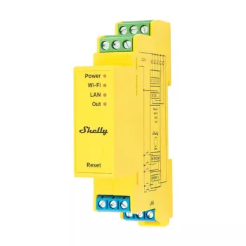 Shelly RGBWW Pro WiFi 5-Kanal DIN-Schienen-Lichtsteuerung