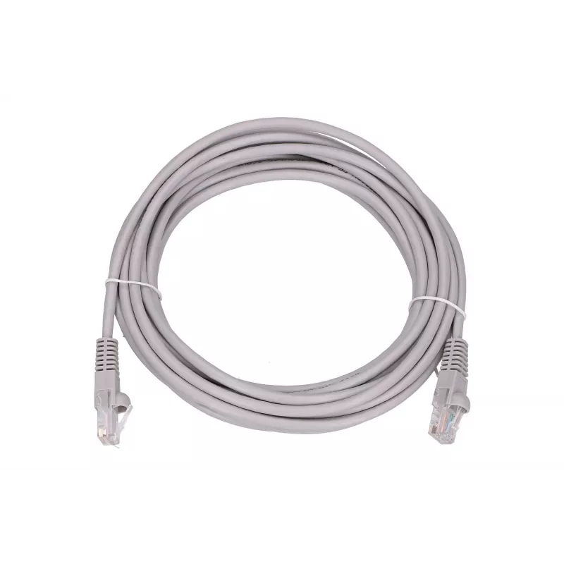 Netzwerk-Patchkabel Extralink Cat5e UTP 5 m — RJ-45 auf RJ-45, grau