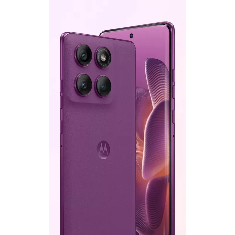 Smartphone Motorola Moto Edge 60 Pro 5G Dual-SIM, 8 GB RAM, 256 GB Speicher, Pantone Sparkling Grape