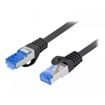 Netzwerkkabel LANBERG PCF6A-10CC-0100-BK — Cat6a S/FTP, 1 m, RJ-45, schwarz