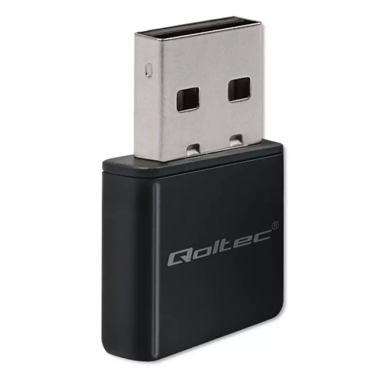Wi‑Fi-USB-Adapter QOLTEC NANO 56986 — Mini-N, USB 2.0, 802.11n