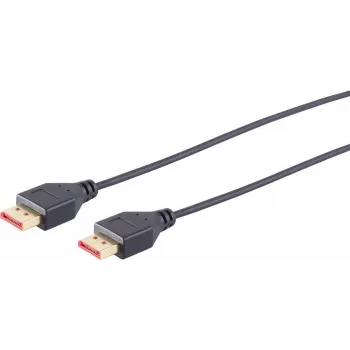 DisplayPort-Kabel S/CONN 10-69155 1,5 m Schwarz