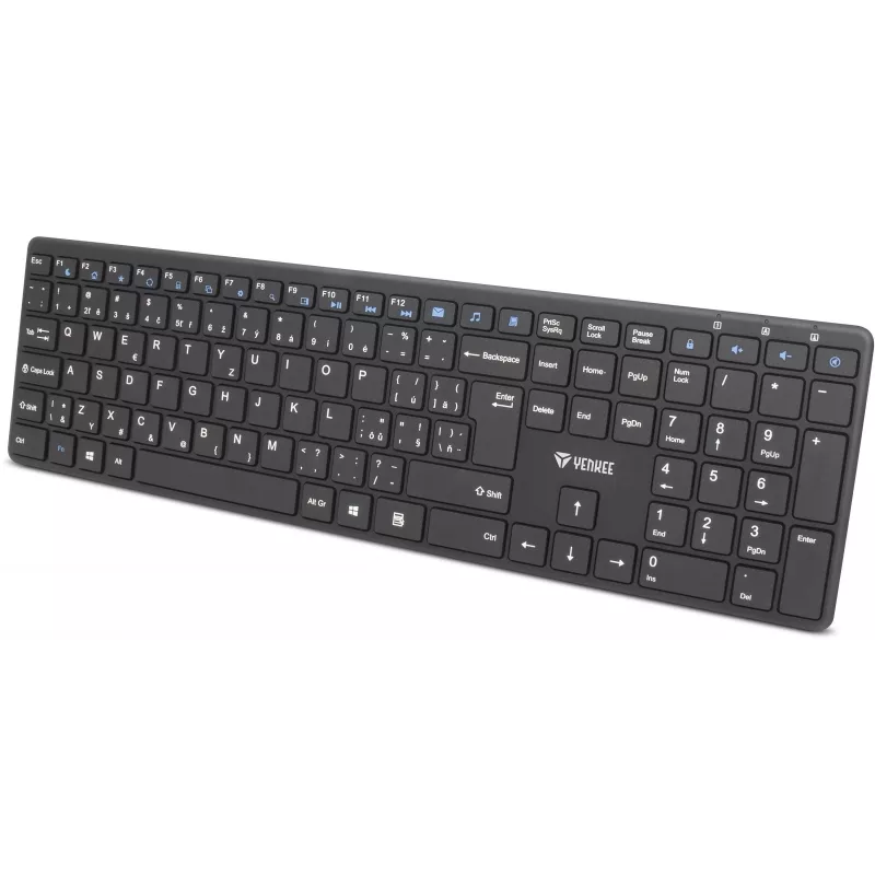 Kabelloses Tastatur-Maus-Set YENKEE YKB 2008CS — 2,4 GHz USB, kompaktes Layout