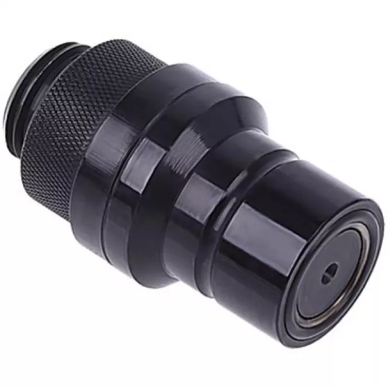 Fitting Alphacool 17440 — Messing-Computer-Kühlungsfitting, schwarz, 32×86×32 mm
