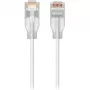 Netzwerk-Patchkabel UBIQUITI UACC-Cable-Patch-EL Cat6 RJ-45 2.5GbE PoE++ 0,15 m durchscheinend weiß (24 Stk.)