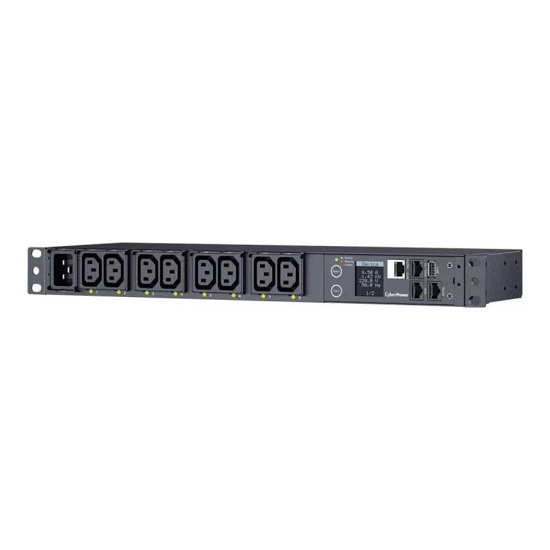 CyberPower PDU41005 Power Distribution Unit (PDU) 8 AC-Ausgänge 1U Schwarz