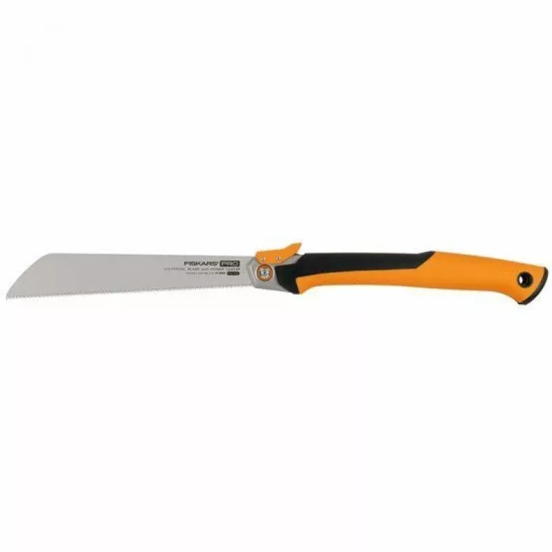 Astsäge Fiskars Pro PowerTooth 25 cm – gebogenes Astsägeblatt zum Schneiden von Ästen
