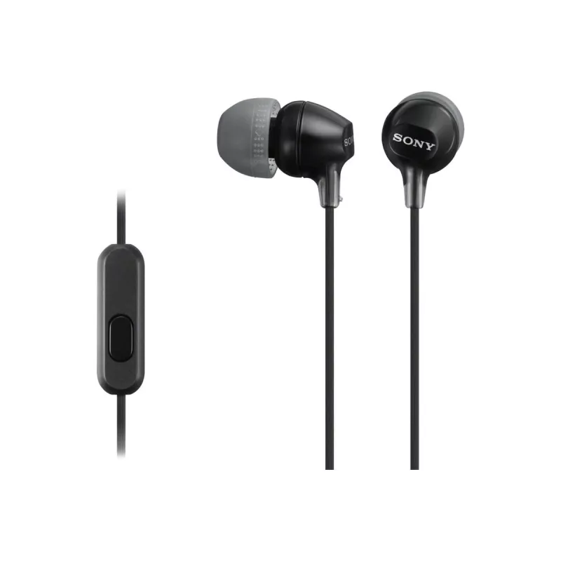 Sony MDR-EX15AP, kabelgebunden, 8 - 22000 Hz, Anrufe/Musik, 3 g, Headset, schwarz