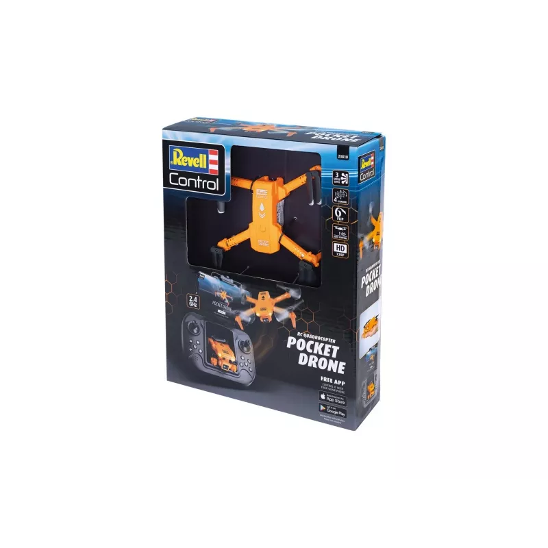 RC-Quadrocopter REVELL Pocket Drone 23810 — 2,4 GHz, 4-Kanal-Fernsteuerung
