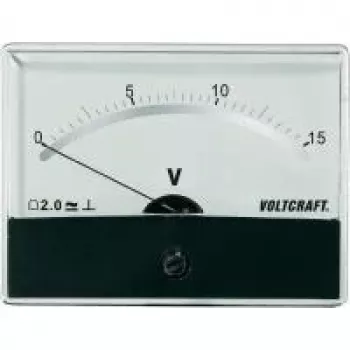 Voltcraft AM-86X65/15V/DC Einbau-Messgerät AM-86X65/15V/DC 15 V Drehspulmesswerk (AM-86X65/15V/DC)