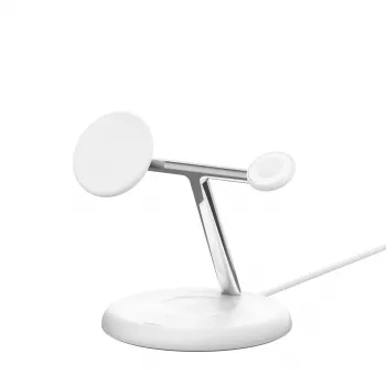 Belkin WIZ023VFBK Ladegerät für Mobilgeräte Kopfhörer, Smartphone, Smartwatch Schwarz USB Kabelloses Laden Innenbereich