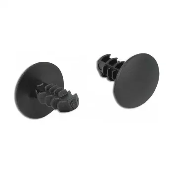 Tannenbaumclip DeLOCK 60188 schwarz Nylon 10 Stück