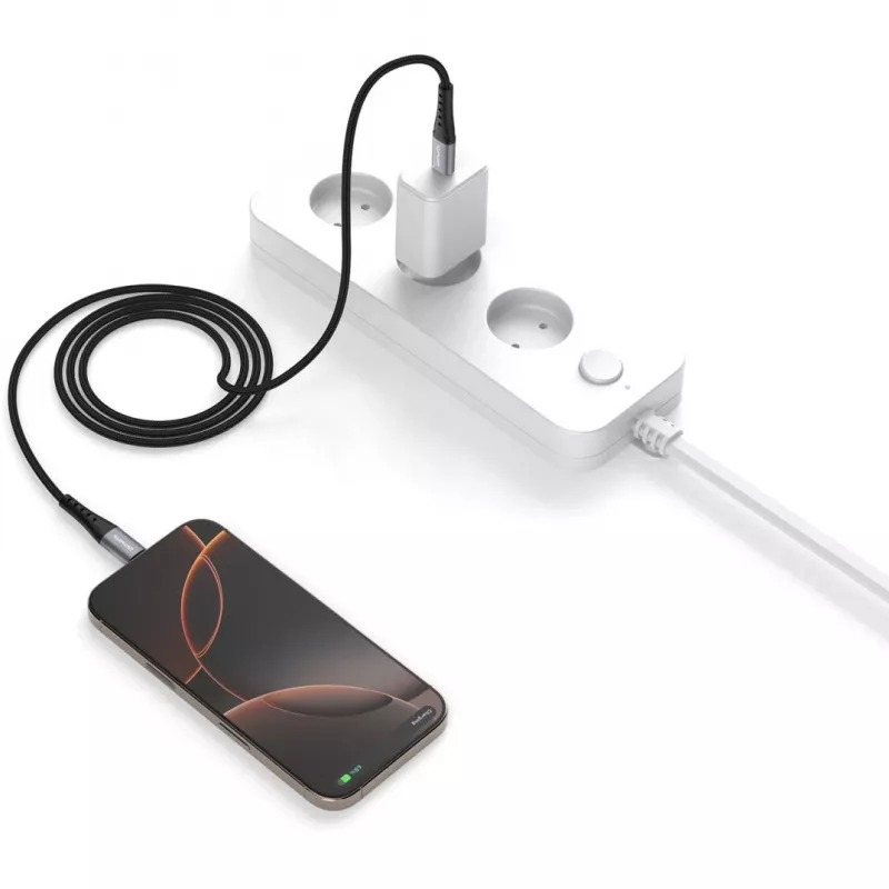 USB-Kabel 4smarts 541454 1,5 m USB-C Schwarz