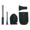 FOSCO taktisches Feldspaten 433120 mit integrierter Säge und Axt, Edelstahl, 836 g, schwarz