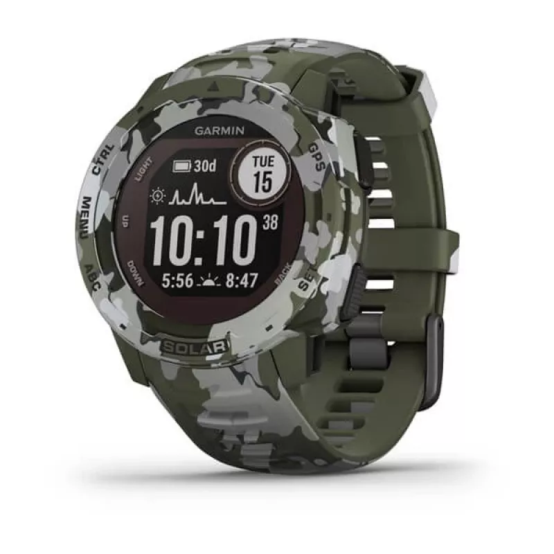 GPS-Uhr Garmin Instinct Solar Camo Edition Tarnung