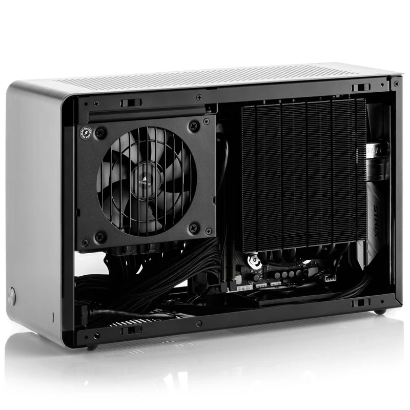 DAN Cases A4-SFX V4.1 - schwarz + Alpenföhn Schwarz Ridge - 120 mm