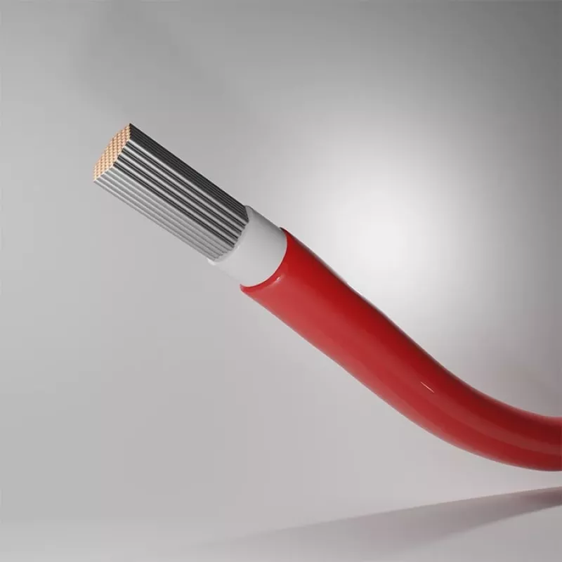 Solarkabel QOLTEC 53852 6 mm², 100-m-Rolle, rot