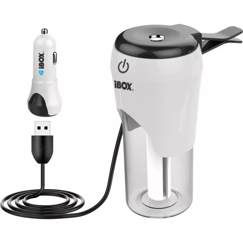 iBox ICCH-01 Auto-USB-Ladegerät mit Luftbefeuchter und Aromadiffusor