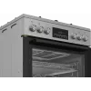 BEKO Herd | FBMA61330GXDT | Kochfeldtyp Gas | Ofentyp Elektro | Edelstahl | Breite 60 cm | Grillen | LED | Tiefe 60 cm | 72 L