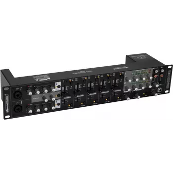 Entertainment-Mixer Omnitronic EM-550B MK2 5-Kanal USB-Mixer mit EQ und Mikrofoneingängen