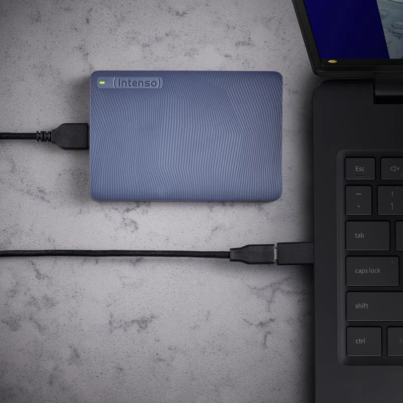 Externe Festplatte | INTENSO | 1000 GB | Farbe Blau | 6029565