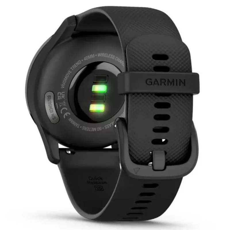 Garmin vivomove Trend LCD 40 mm Hybrid 254 x 346 Pixel Touchscreen Schwarz GPS (Satellit)