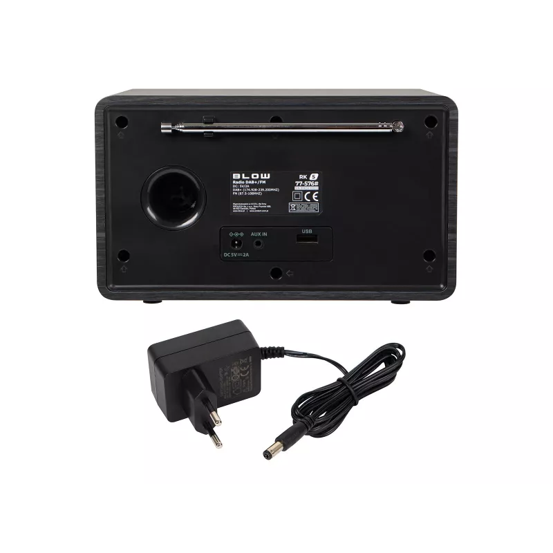 BLOW Küchenradio RK5 FM/DAB+ mit Bluetooth, schwarz