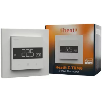 Thermostat Heatit Z-TRM6 Weiß RAL 9003 Z-Wave 3600W 16A 868,4 MHz