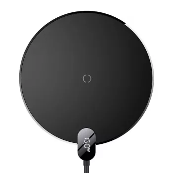 Baseus CCED000001 Ladegerät für Mobilgeräte Kopfhörer, Smartphone Schwarz USB Kabelloses Laden für den Innenbereich