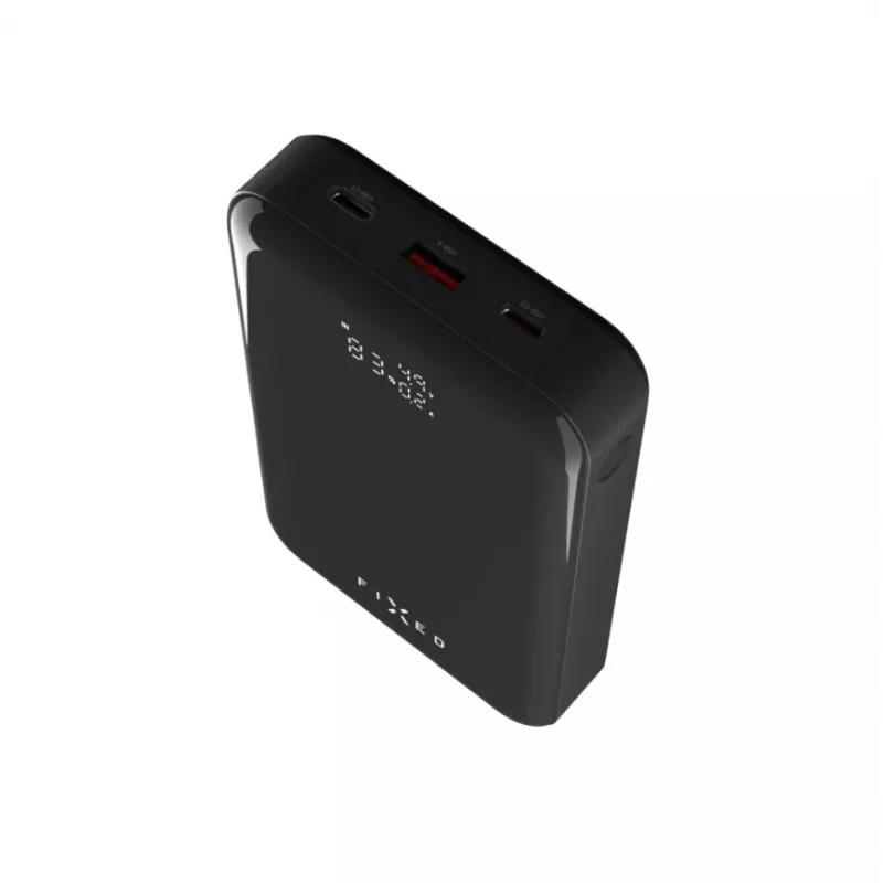 Powerbank FIXED Zen 20 Pro mit LCD-Anzeige — 20000 mAh, mehrere USB-Ausgänge