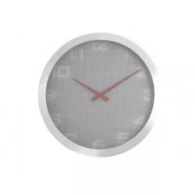 NeXtime Uhr 3019 Dots, Ø35 cm, Wand, Grau