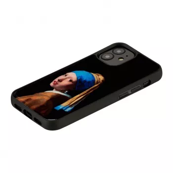 Schutzhülle iKins für Apple iPhone 12 mini – Design: Das Mädchen mit dem Perlenohrring