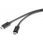 Renkforce Thunderbolt™-Kabel Thunderbolt™ 4 Thunderbolt™ (USB-C®) Stecker, Thunderbolt™ (USB-C®) Stecker 0,80 m Schwarz doppelt geschirmt RF-5235980 (RF-5235980)