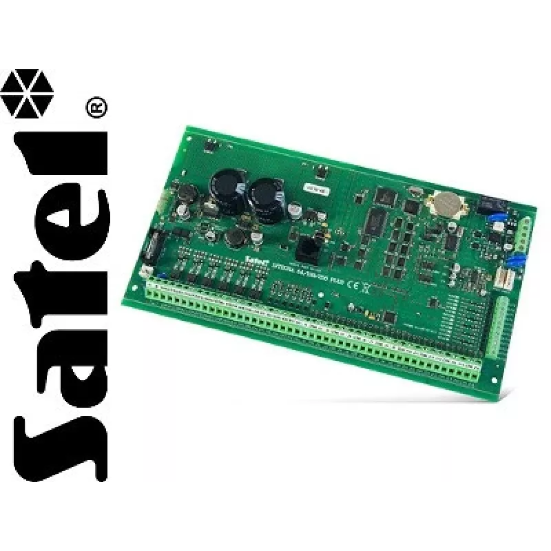 Alarmzentrale SATEL INTEGRA 256 Plus — 32 Zonen, 8 Bereiche