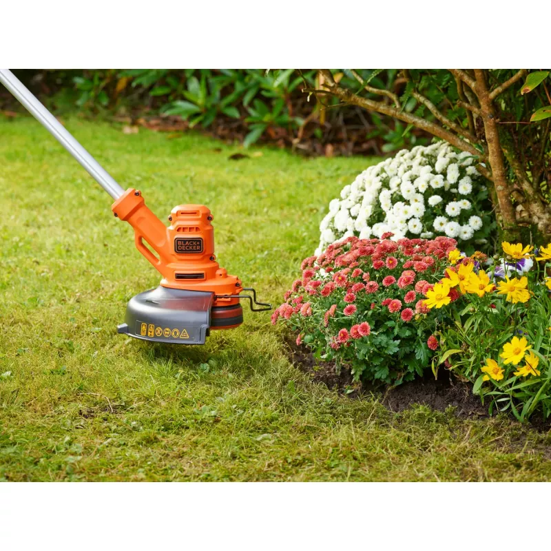 Black & Decker BESTA525-QS, Rasentrimmer, 25 cm, Nylonschnur, D-Schlaufengriff, 1,6 mm, 10 m