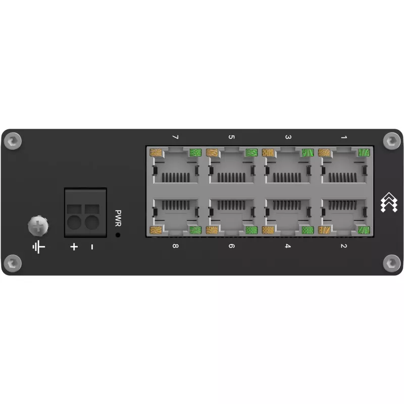 Teltonika TSW, Unmanaged 8 Port Industrial Ethernet Switch
