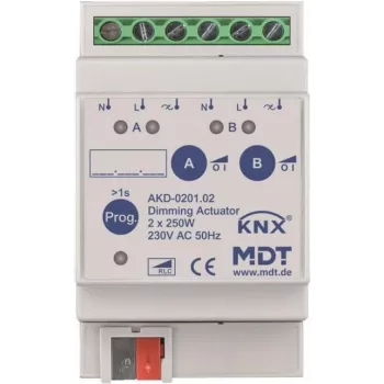 MDT AKD-0201.02 250W, 230VAC mit Wirkleistungsmessung (AKD-0201.02)