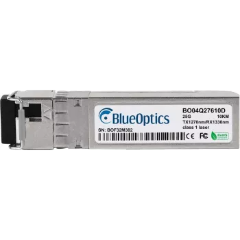 SFP28 BiDi Transceiver BlueOptics S1C98A-BO, LC-Simplex, 25GBASE-BX-U, Singlemode, TX1270nm/RX1330nm, 10 km, DDM, 0–70°C