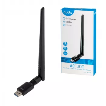 Netzwerkkarte Cudy WU1400 WLAN 867 Mbit/s USB Dualband Wi-Fi 5