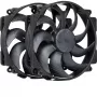 Noctua NF-A14x25r G2 PWM Sx2-PP chromax.Schwarz 140 mm Dual-Fan-Set