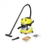 Staubsauger Karcher WD 4 S V-20/5/22 — 20 l Edelstahlbehälter, 5 m Kabel, 1000 W, Trocken- und Nasssauger