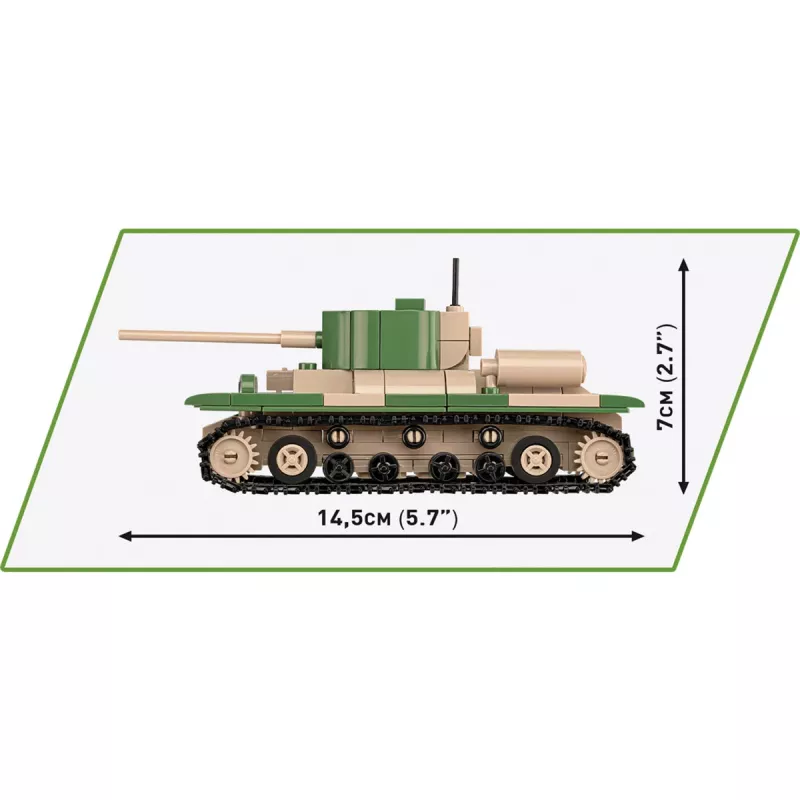 Baukasten COBI Renault R35 Valentine IX Panzer I 595 Teile