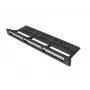 Patchpanel 1U LANBERG PPKS-1124-B, 24 Ports, 1U, ABS, schwarz, 482,6×44,5×154 mm