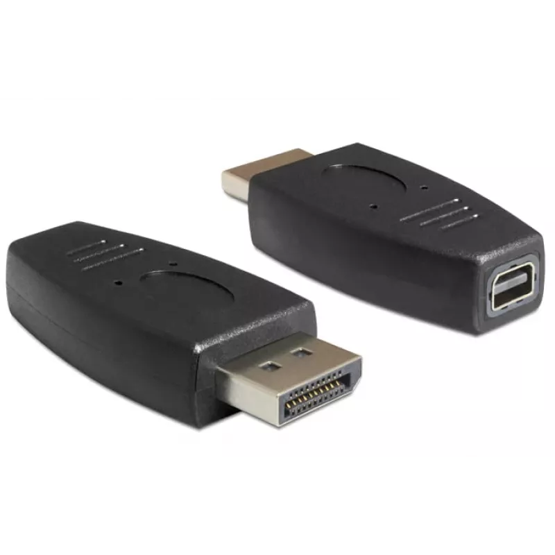 DeLOCK - DisplayPort-Adapter - DisplayPort (M) auf Mini DisplayPort (W) - Schwarz