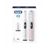 Braun Oral-B iO Series 6 Duo Elektrische Zahnbürste 2er-Pack Weiß/Rosa